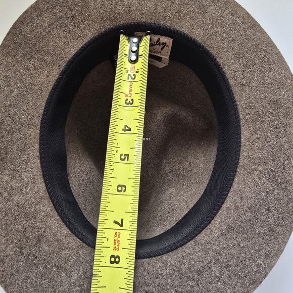 Bailey Hollywood Litefelt Packable Fedora MED Brown Water Repellent Classic EUC - Picture 9 of 11